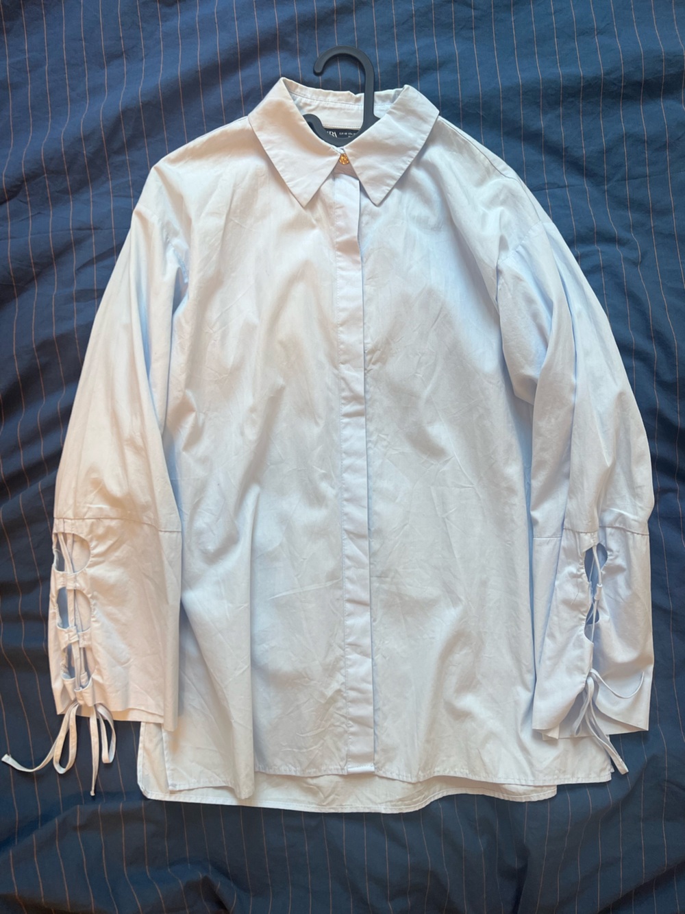 Zara Blue Collared Shirt - size xs